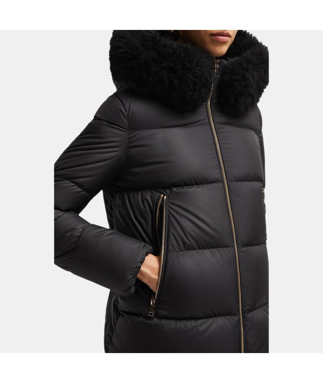 MONCLER Черная полиамидовая куртка, фото 5