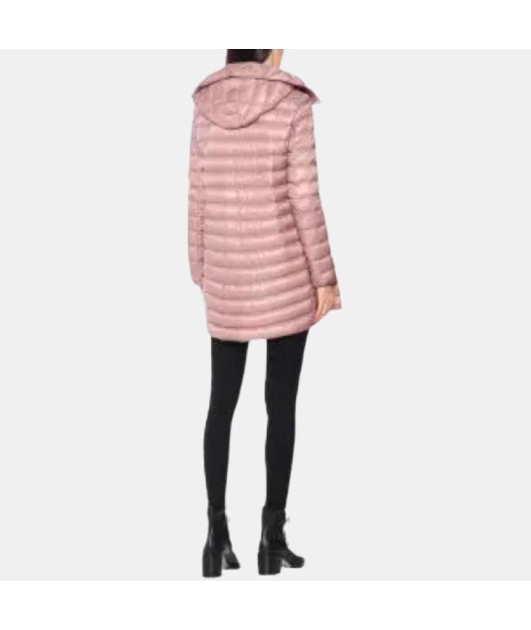 MONCLER Розовый пуховик, фото 4