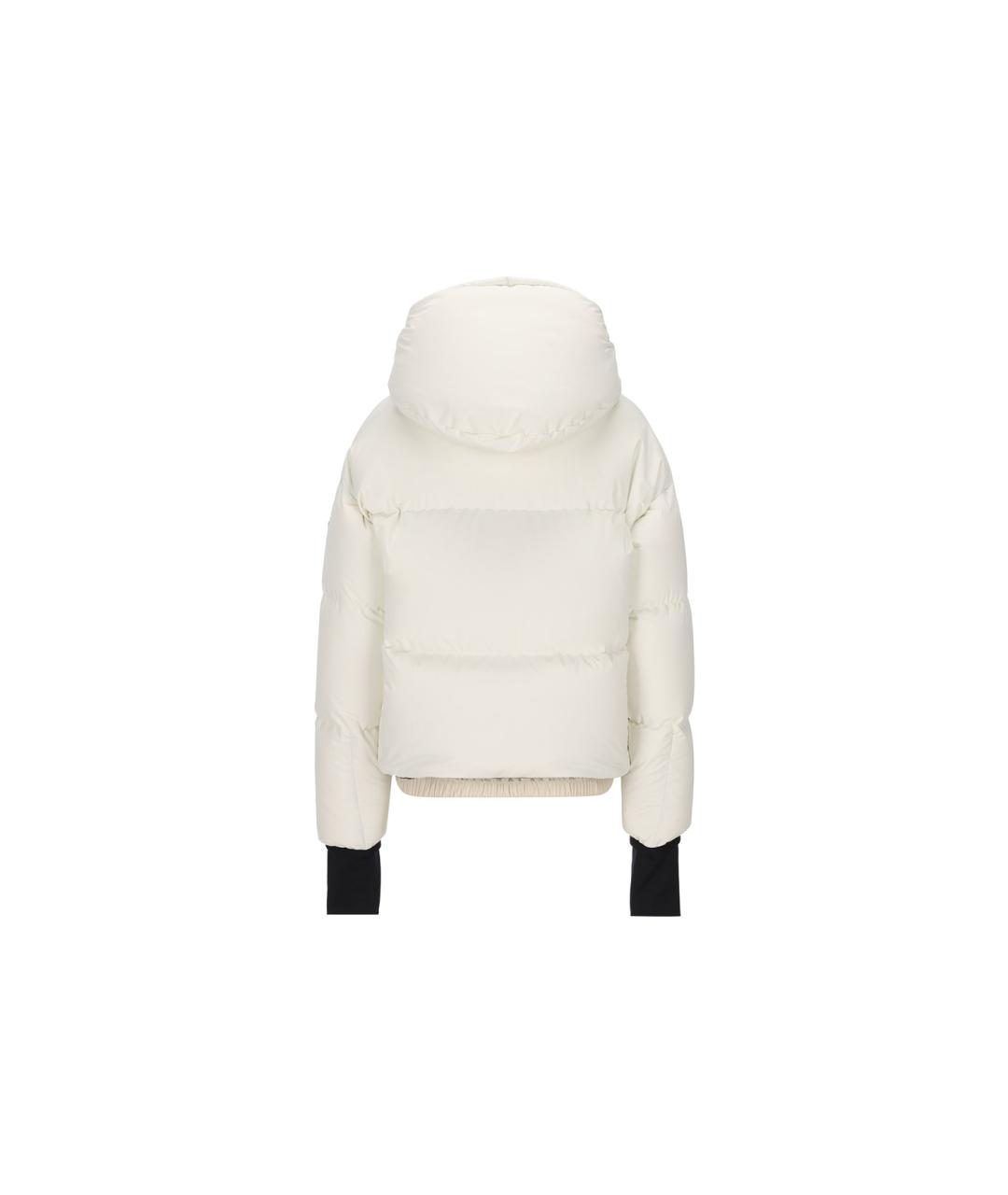 MONCLER Белая полиамидовая куртка, фото 2