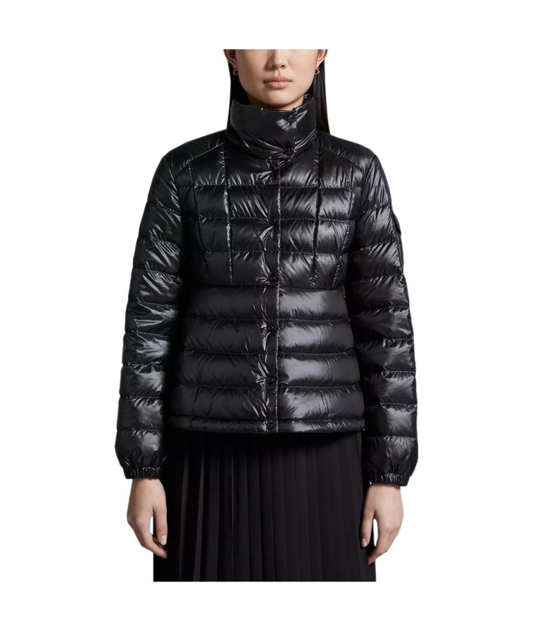 MONCLER Черная полиамидовая куртка, фото 3