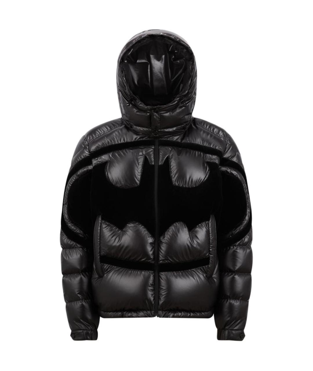 MONCLER Черный пуховик, фото 1