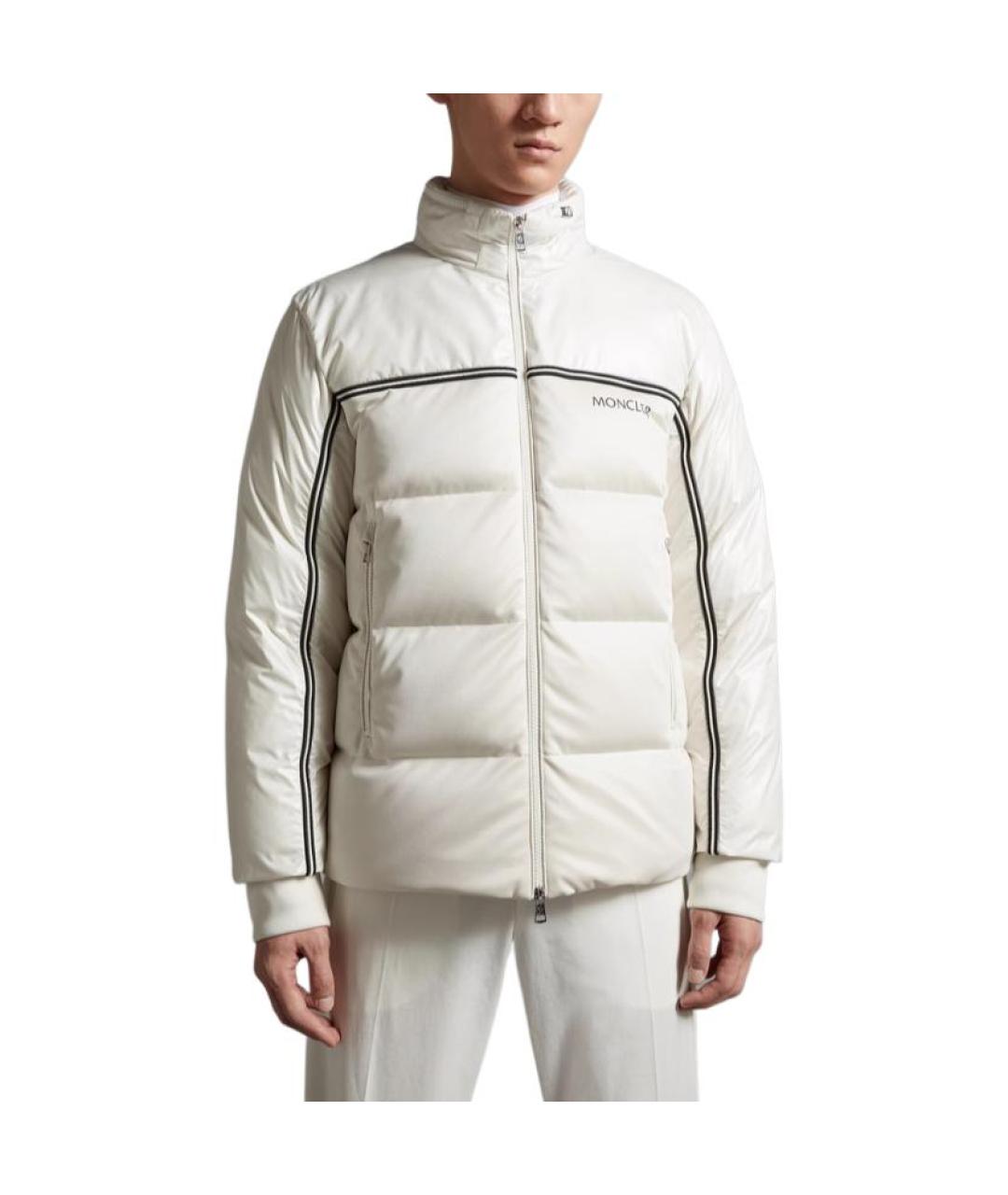 MONCLER Белый пуховик, фото 2