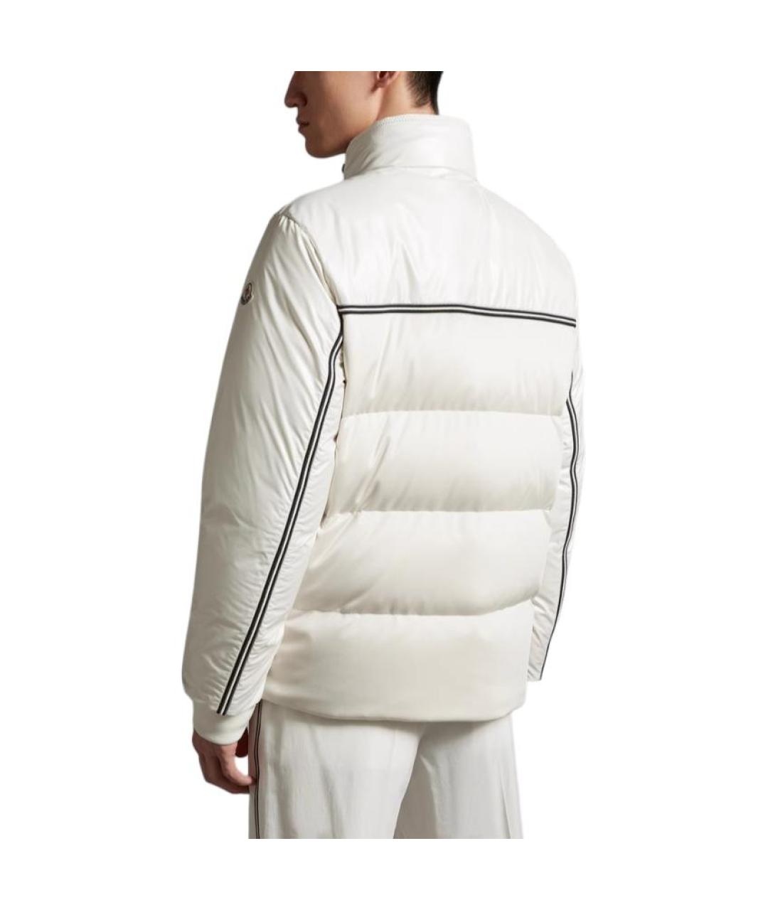 MONCLER Белый пуховик, фото 3