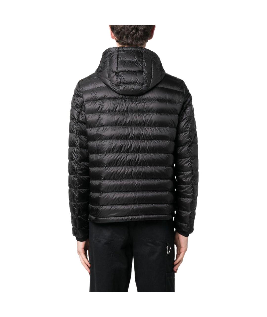 MONCLER Черная полиамидовая куртка, фото 3
