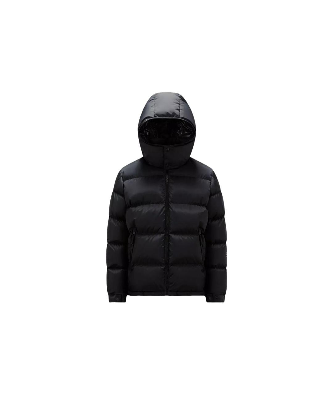 MONCLER Черный пуховик, фото 1