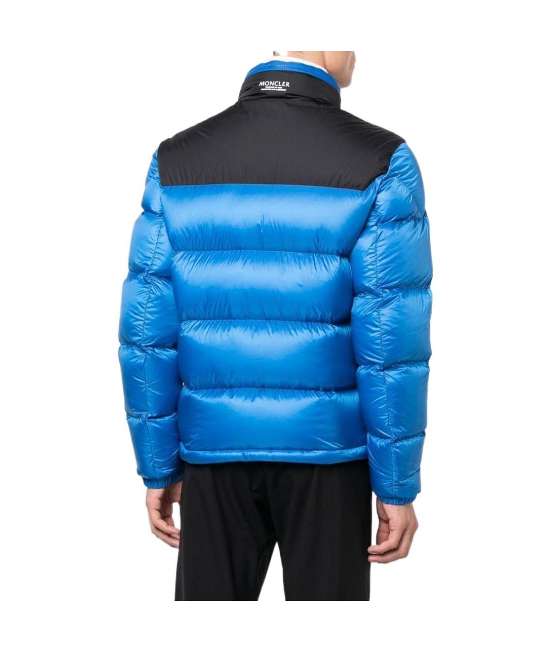 MONCLER Синий пуховик, фото 2