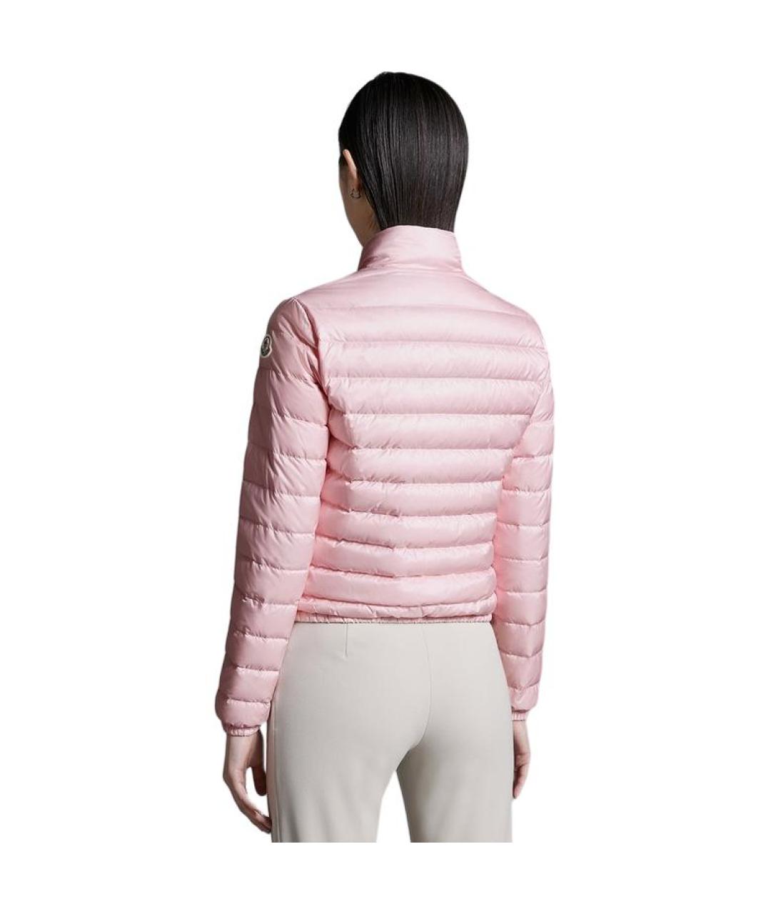 MONCLER Розовый пуховик, фото 3