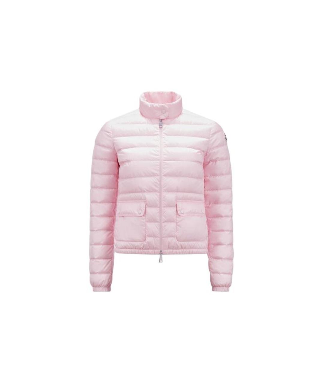 MONCLER Розовый пуховик, фото 1