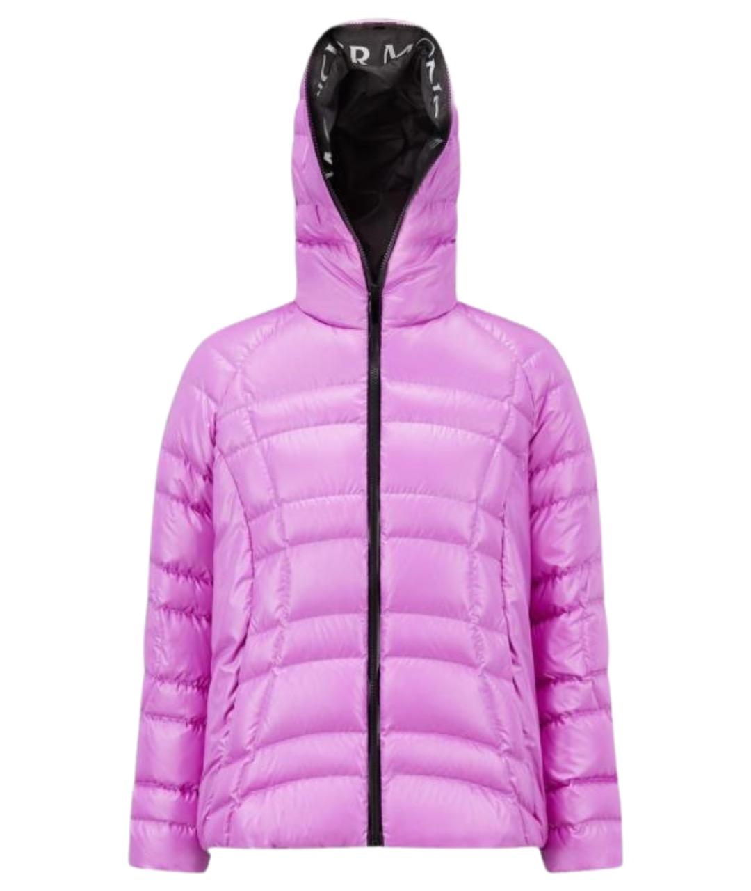 MONCLER Розовая полиамидовая куртка, фото 1