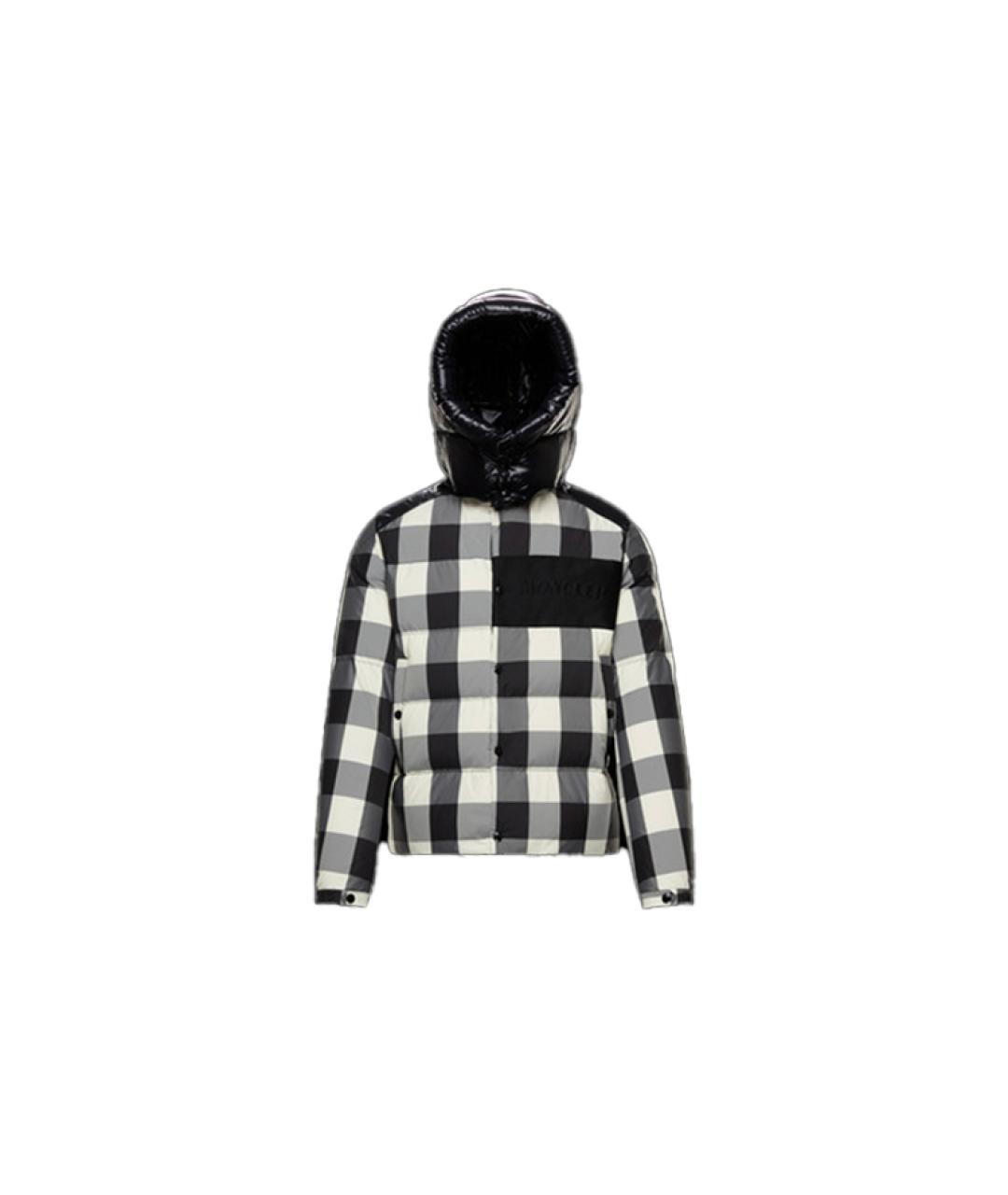 MONCLER Серый пуховик, фото 1