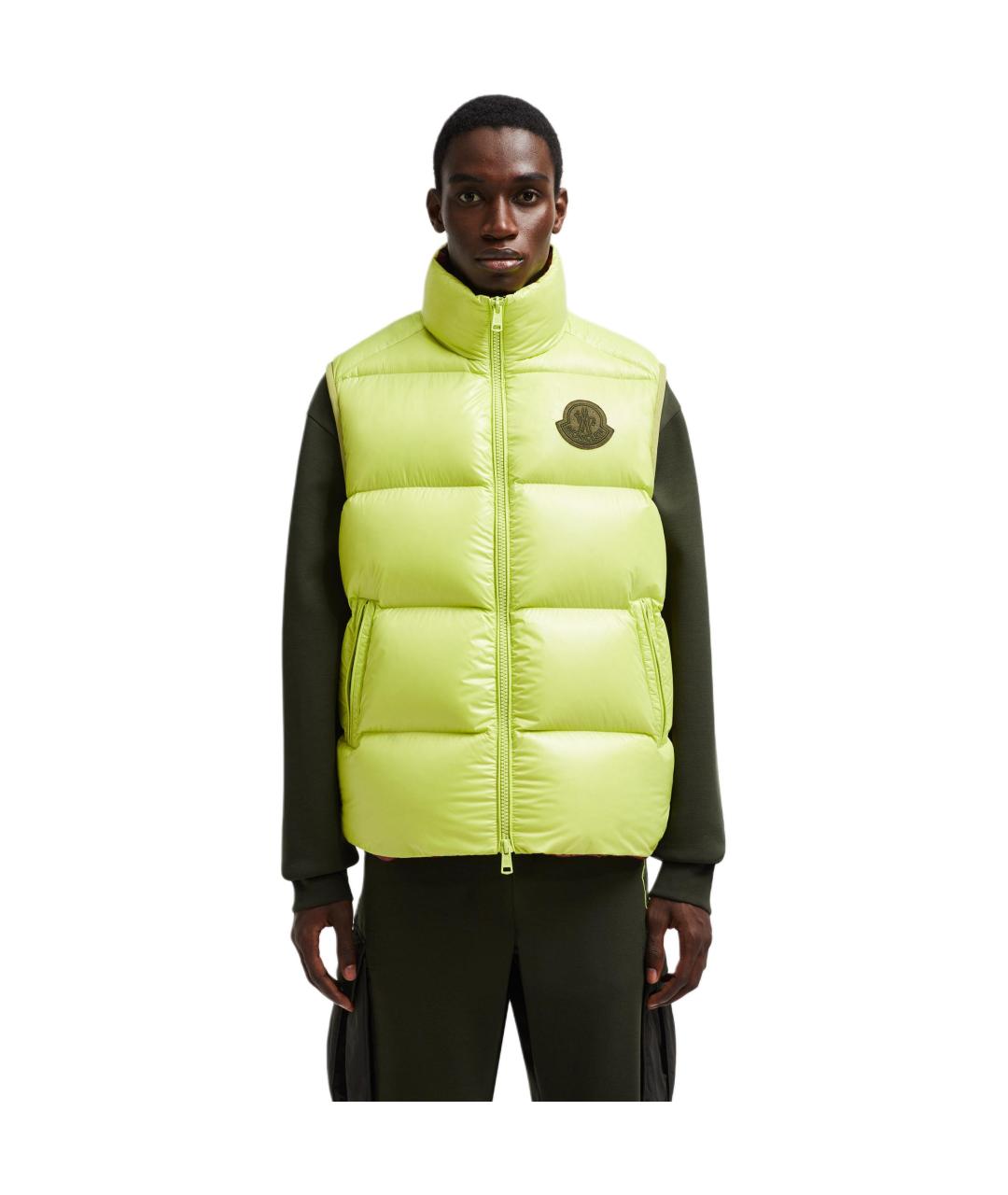 MONCLER Зеленый жилет, фото 3