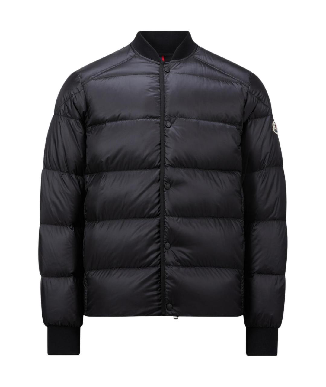 MONCLER Черный пуховик, фото 1