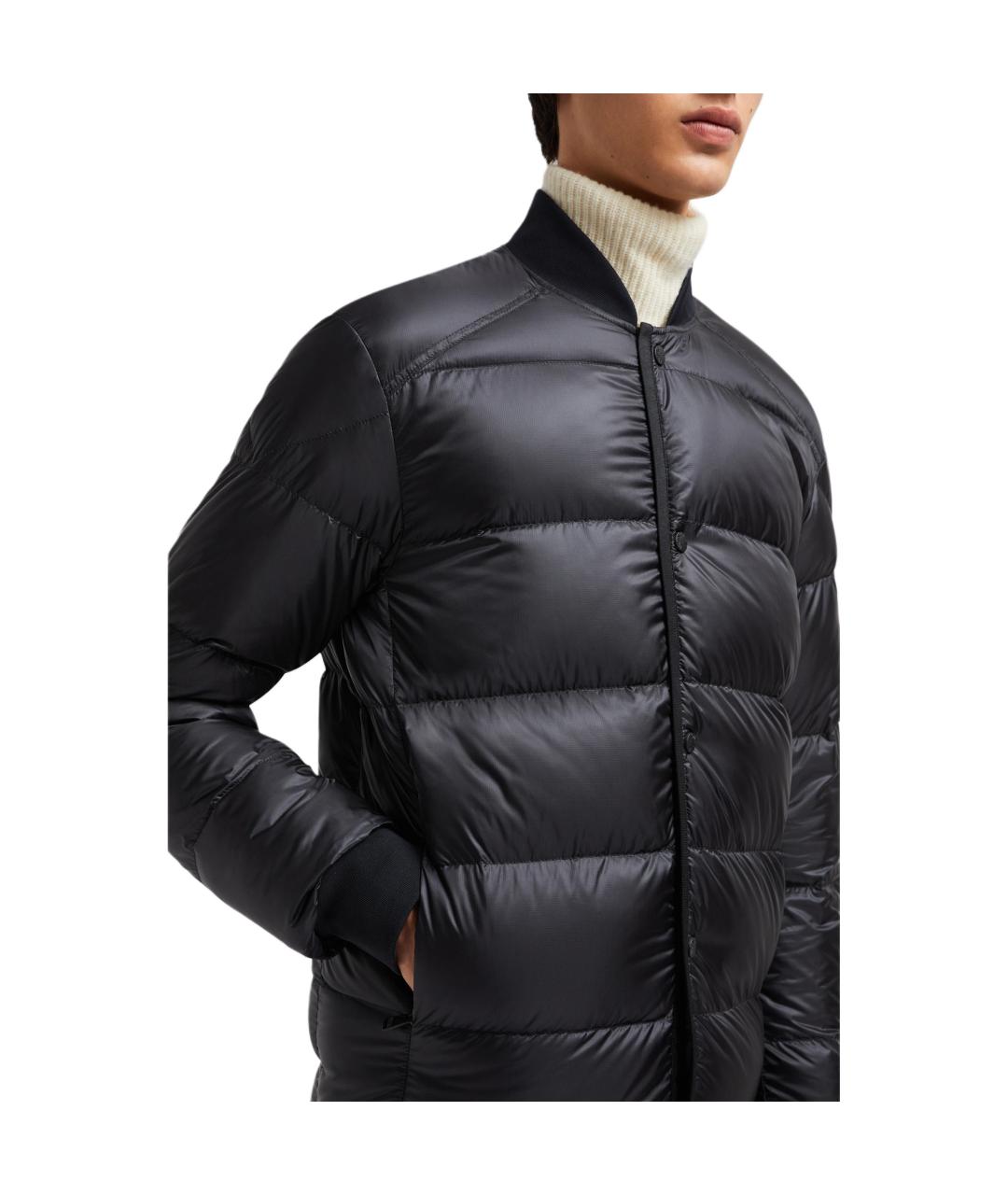 MONCLER Черный пуховик, фото 6