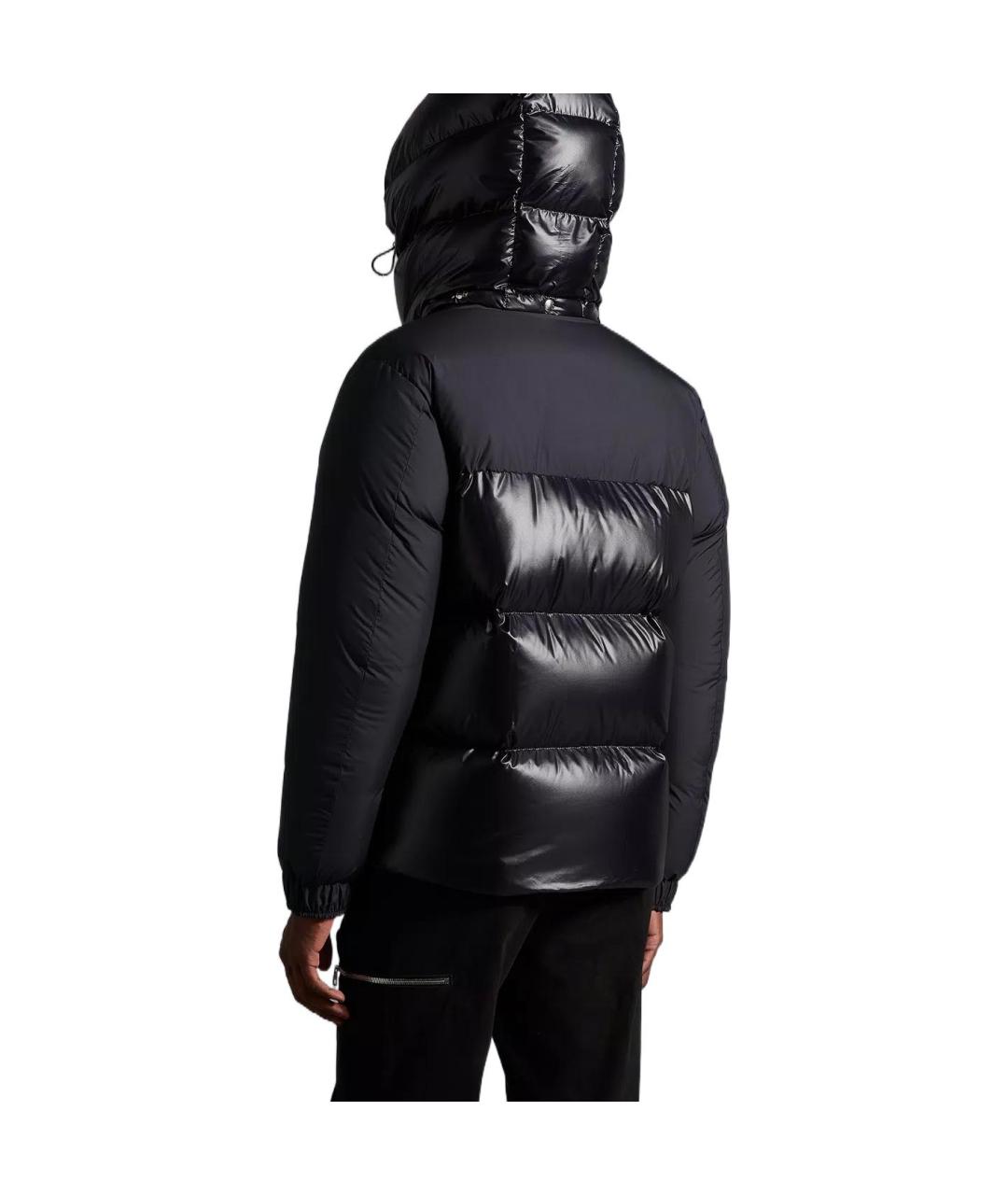 MONCLER Темно-синий пуховик, фото 4