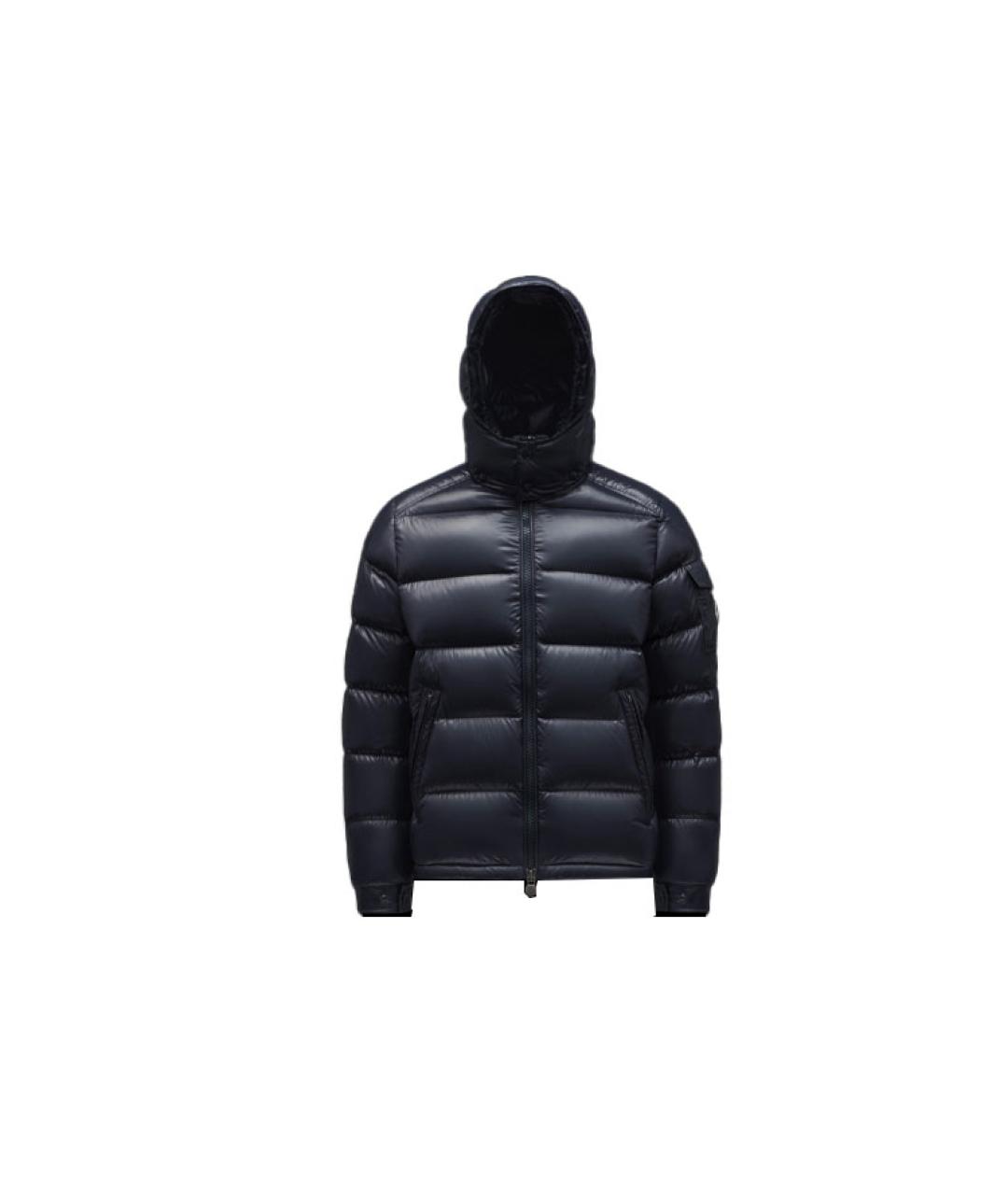 MONCLER Синий пуховик, фото 6