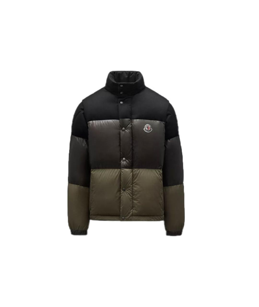 MONCLER Черный пуховик, фото 5