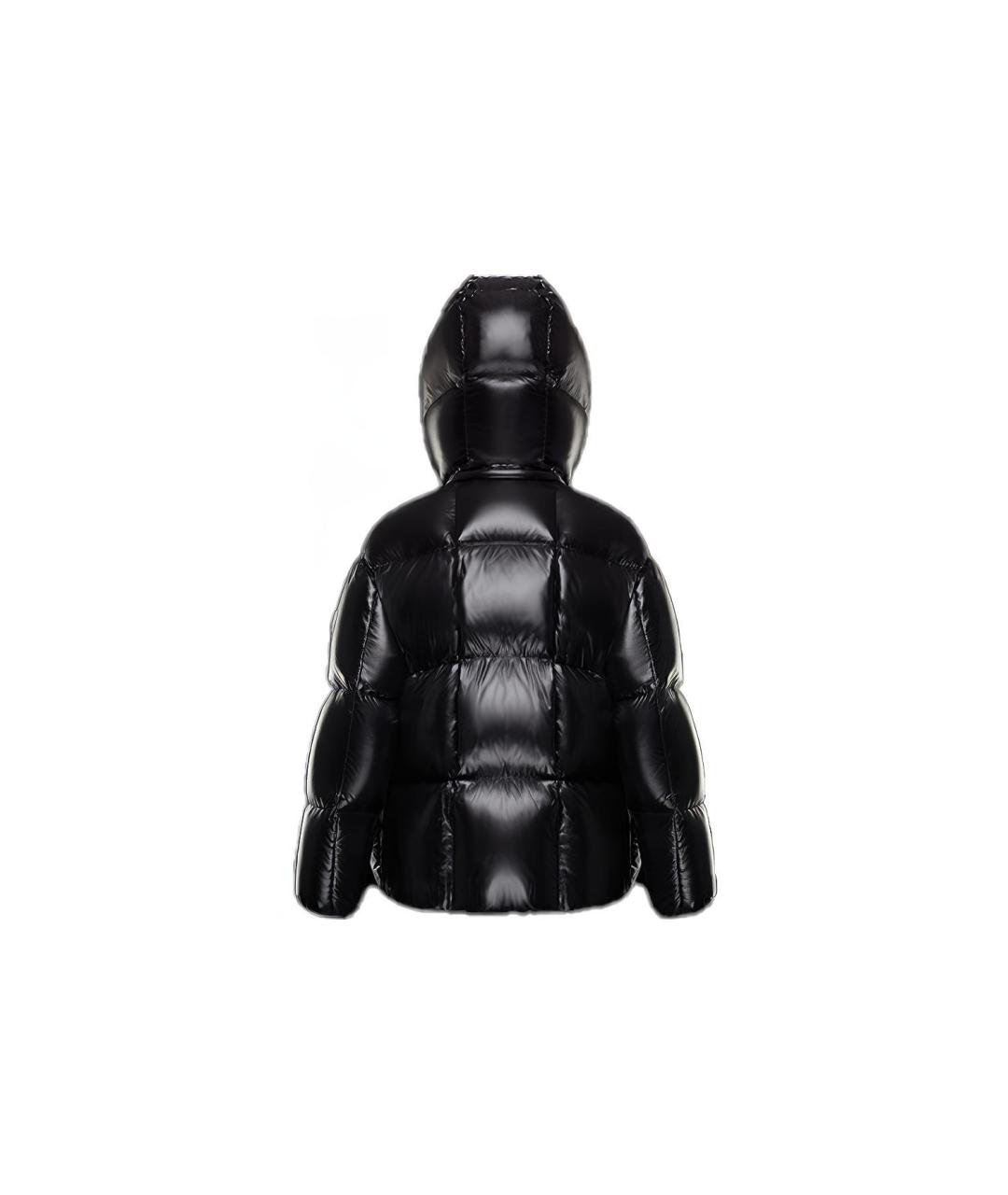 MONCLER Черный пуховик, фото 2