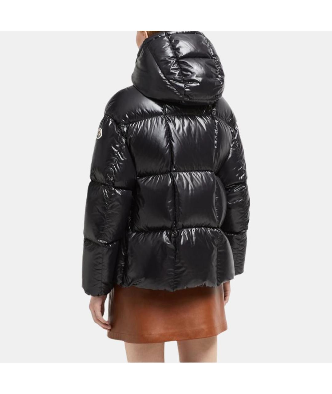 MONCLER Черный пуховик, фото 5