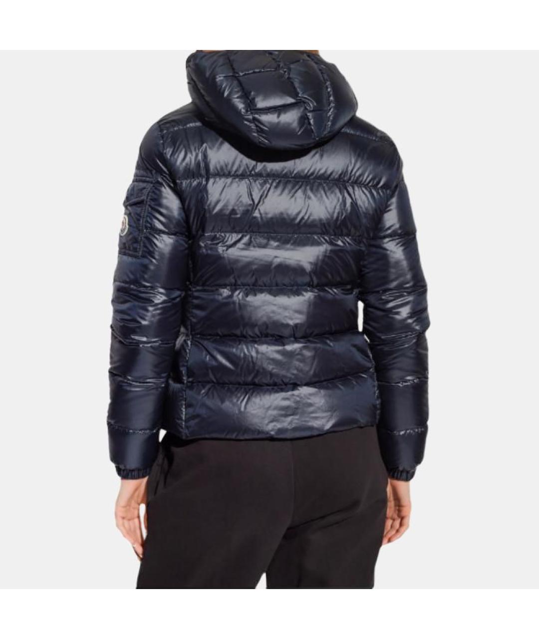 MONCLER Синий пуховик, фото 4