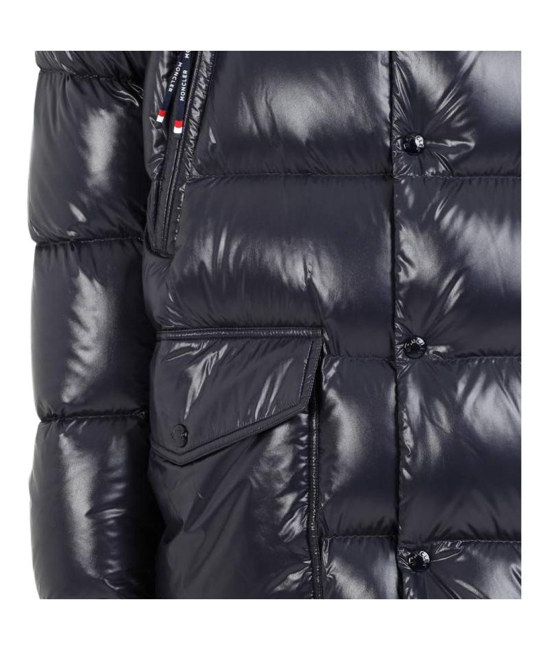 MONCLER Синий пуховик, фото 5