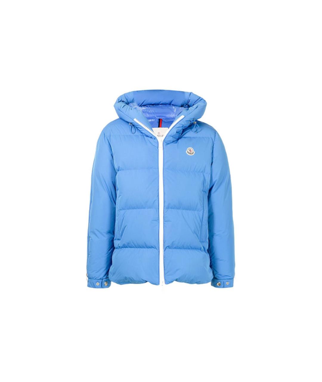 MONCLER Синий пуховик, фото 5