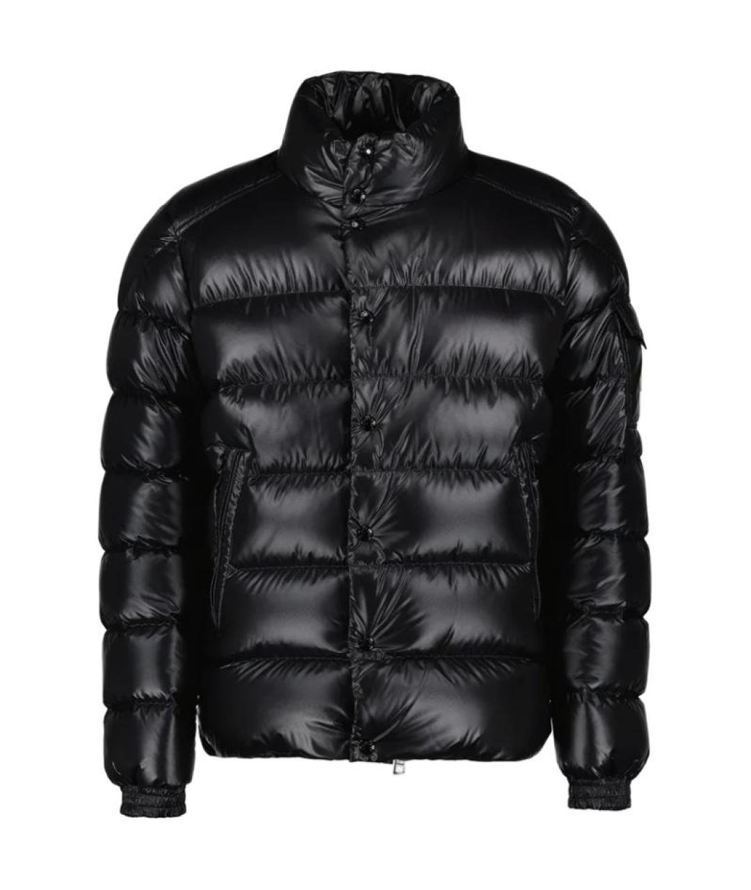 MONCLER Черный пуховик, фото 1
