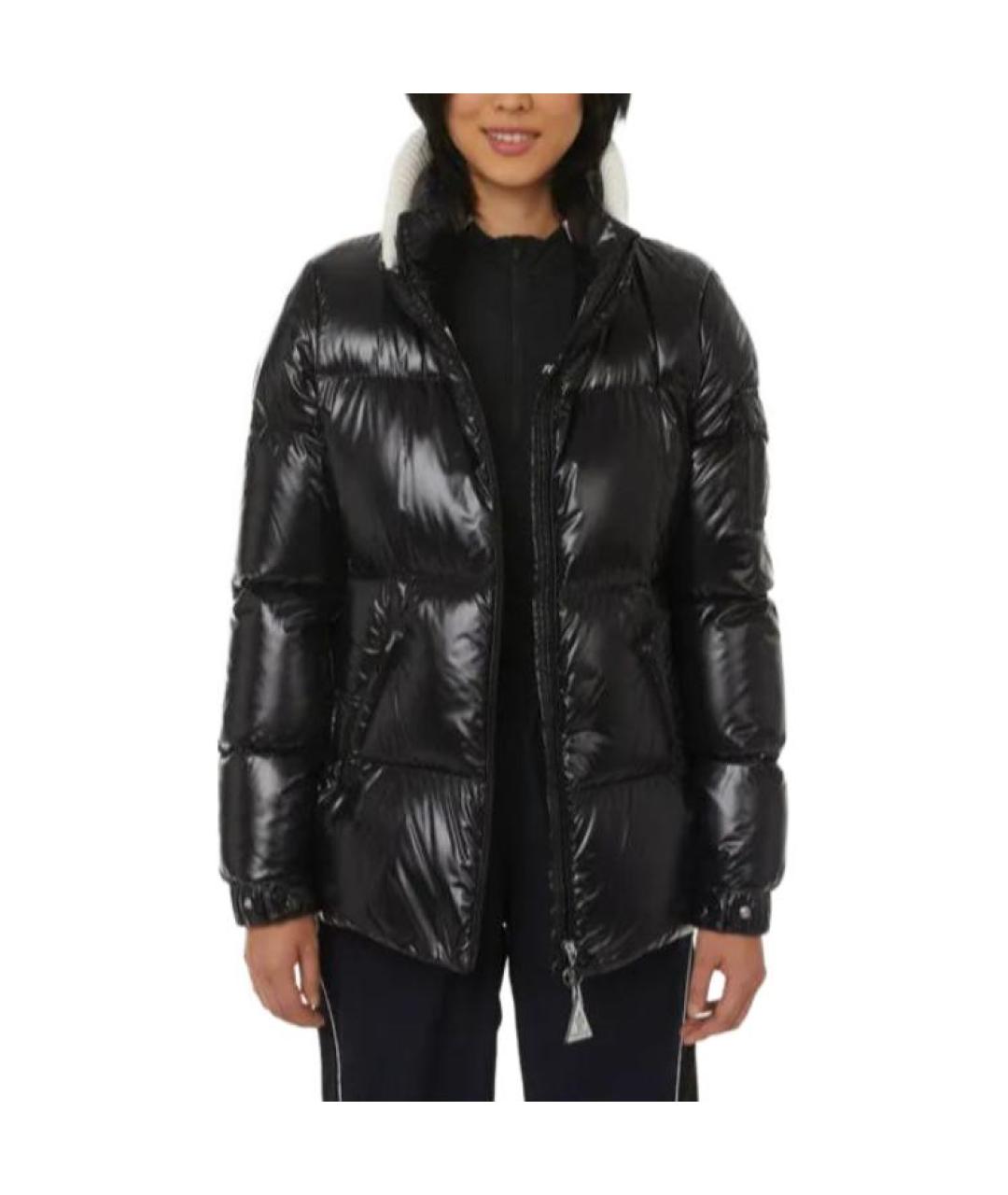 MONCLER Черная полиамидовая куртка, фото 3