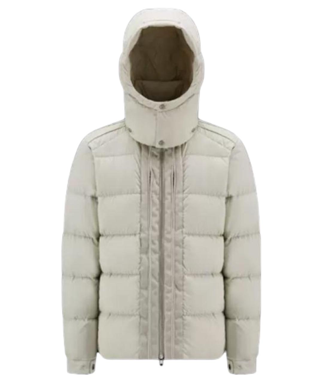 MONCLER Белый пуховик, фото 1