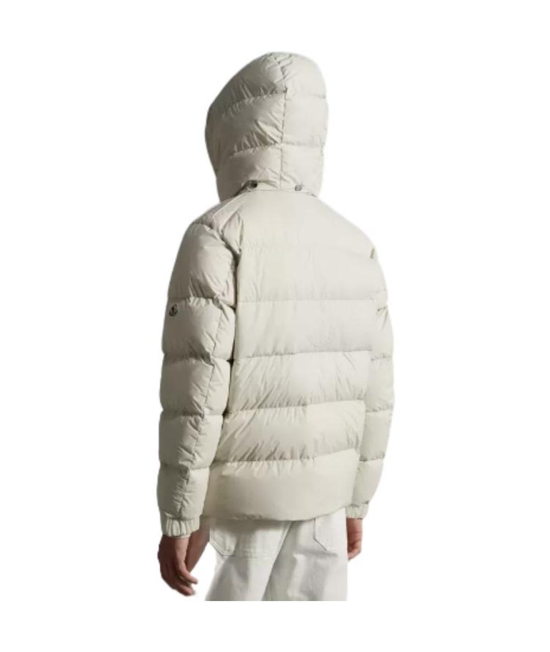 MONCLER Белый пуховик, фото 3