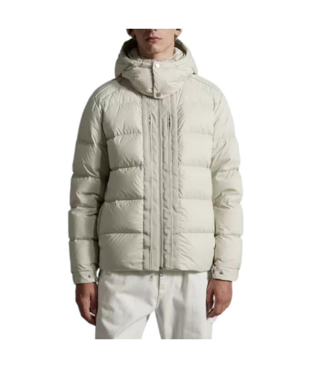 MONCLER Белый пуховик, фото 2