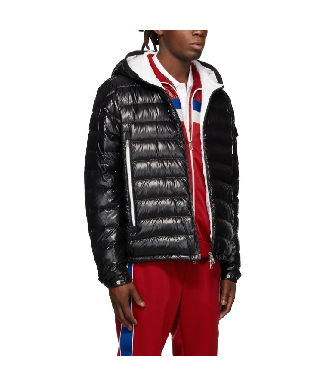 MONCLER Черная полиамидовая куртка, фото 5