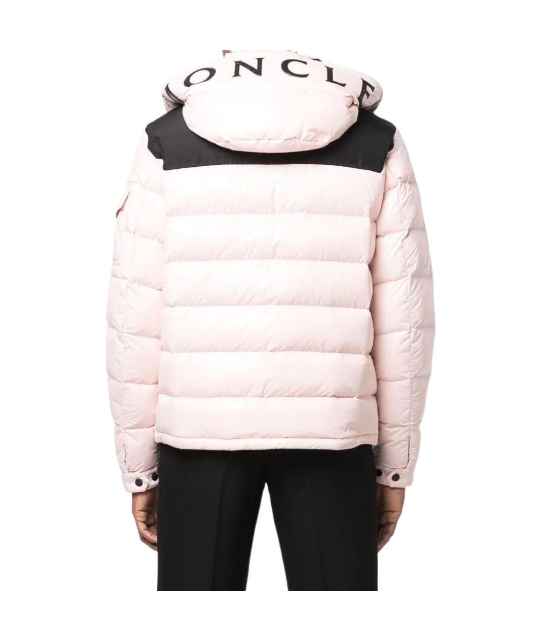 MONCLER Розовый пуховик, фото 3