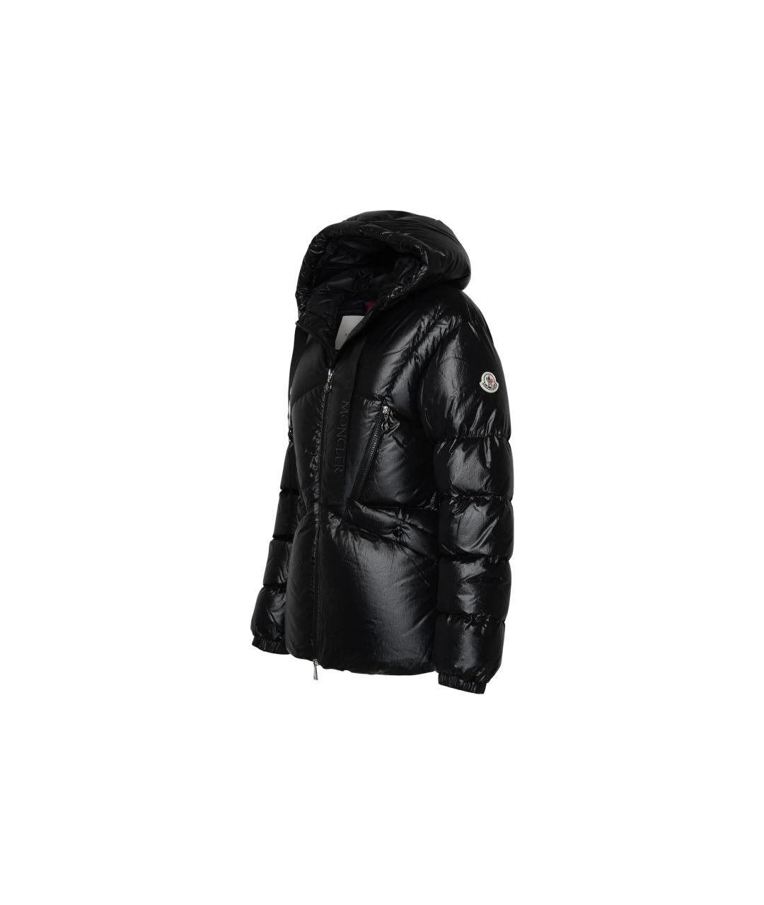 MONCLER Черный пуховик, фото 3