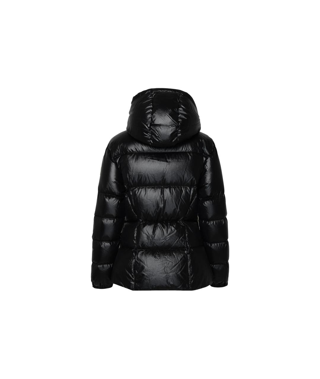 MONCLER Черный пуховик, фото 2