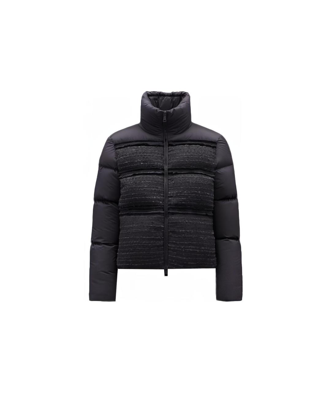 MONCLER Черный пуховик, фото 1