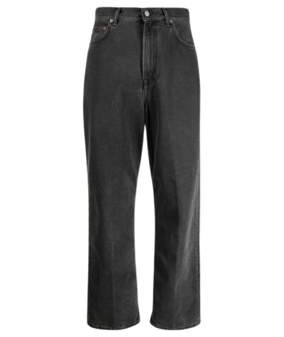 ACNE STUDIOS Черные прямые джинсы, фото 1