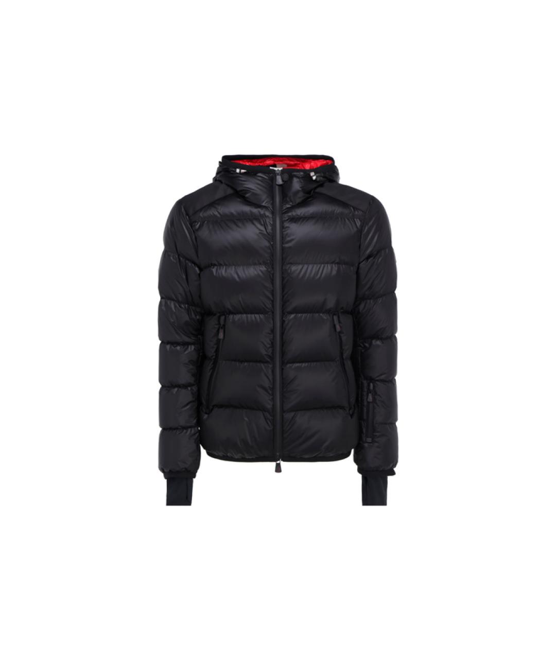 MONCLER Черный пуховик, фото 6