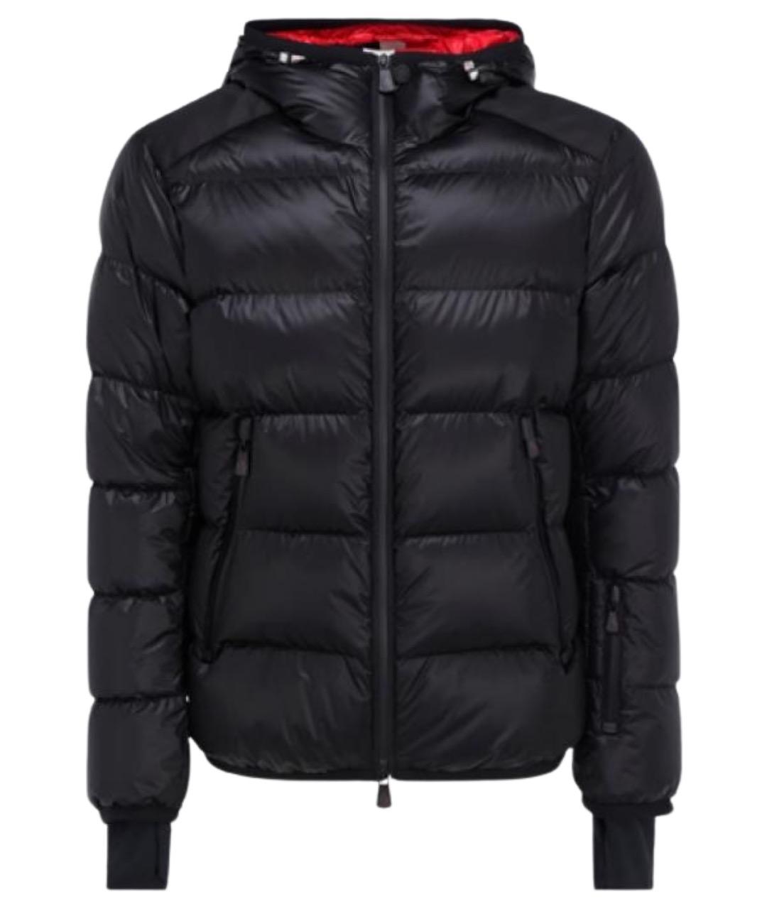 MONCLER Черный пуховик, фото 1