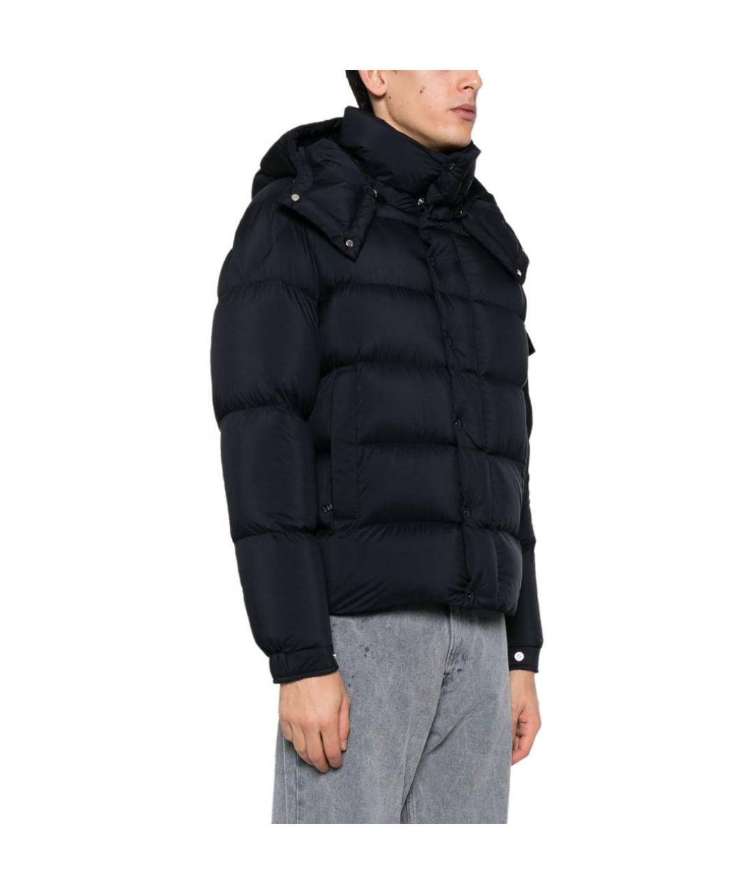 MONCLER Черный пуховик, фото 5