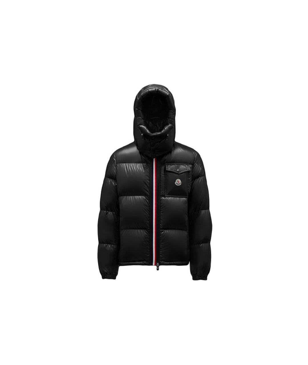 MONCLER Черный пуховик, фото 6