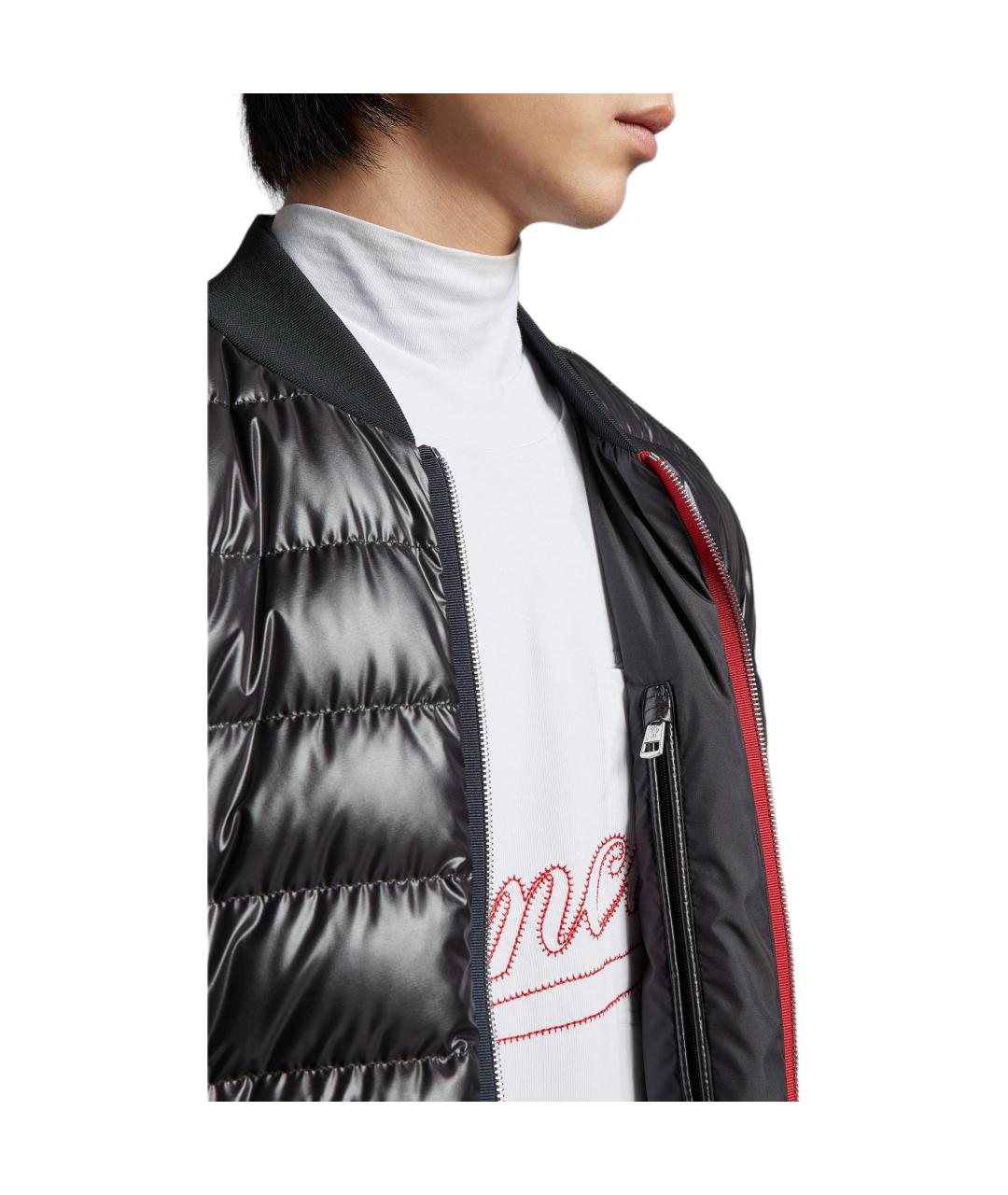MONCLER Черная куртка, фото 5