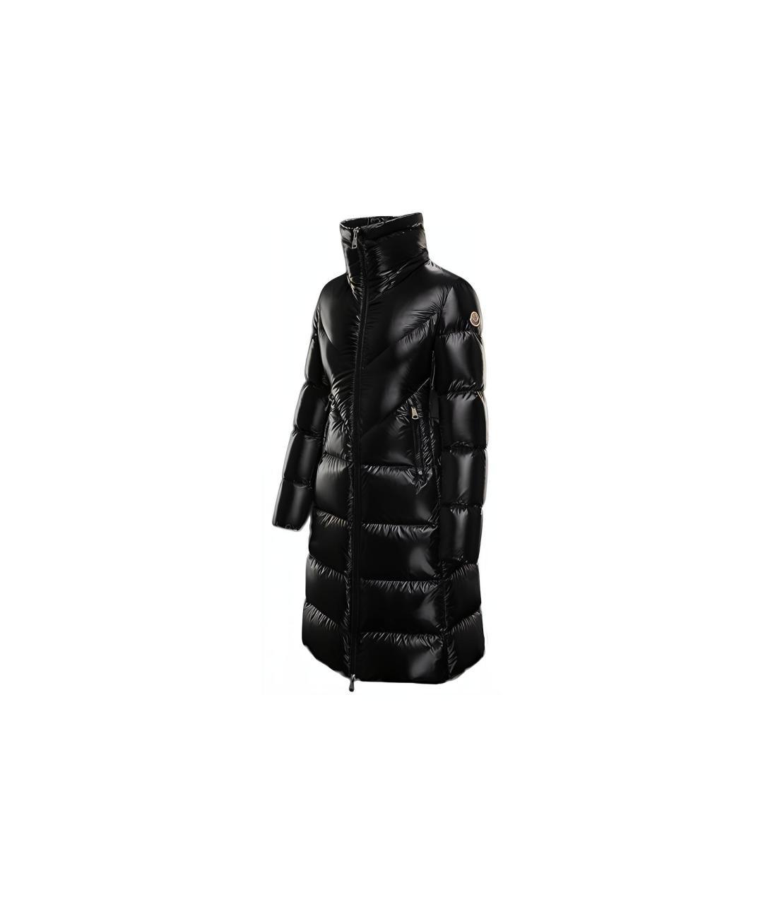MONCLER Черный пуховик, фото 3