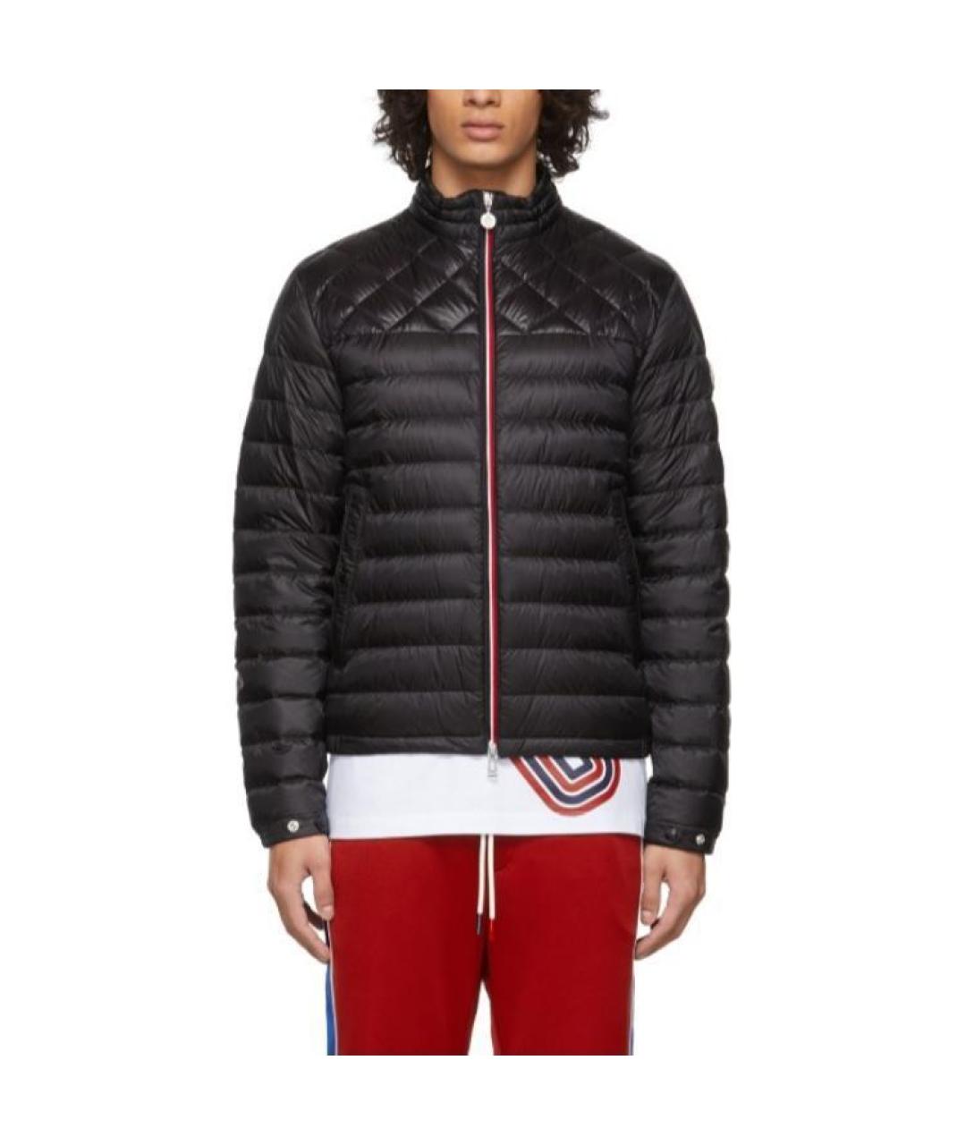 MONCLER Черный пуховик, фото 3