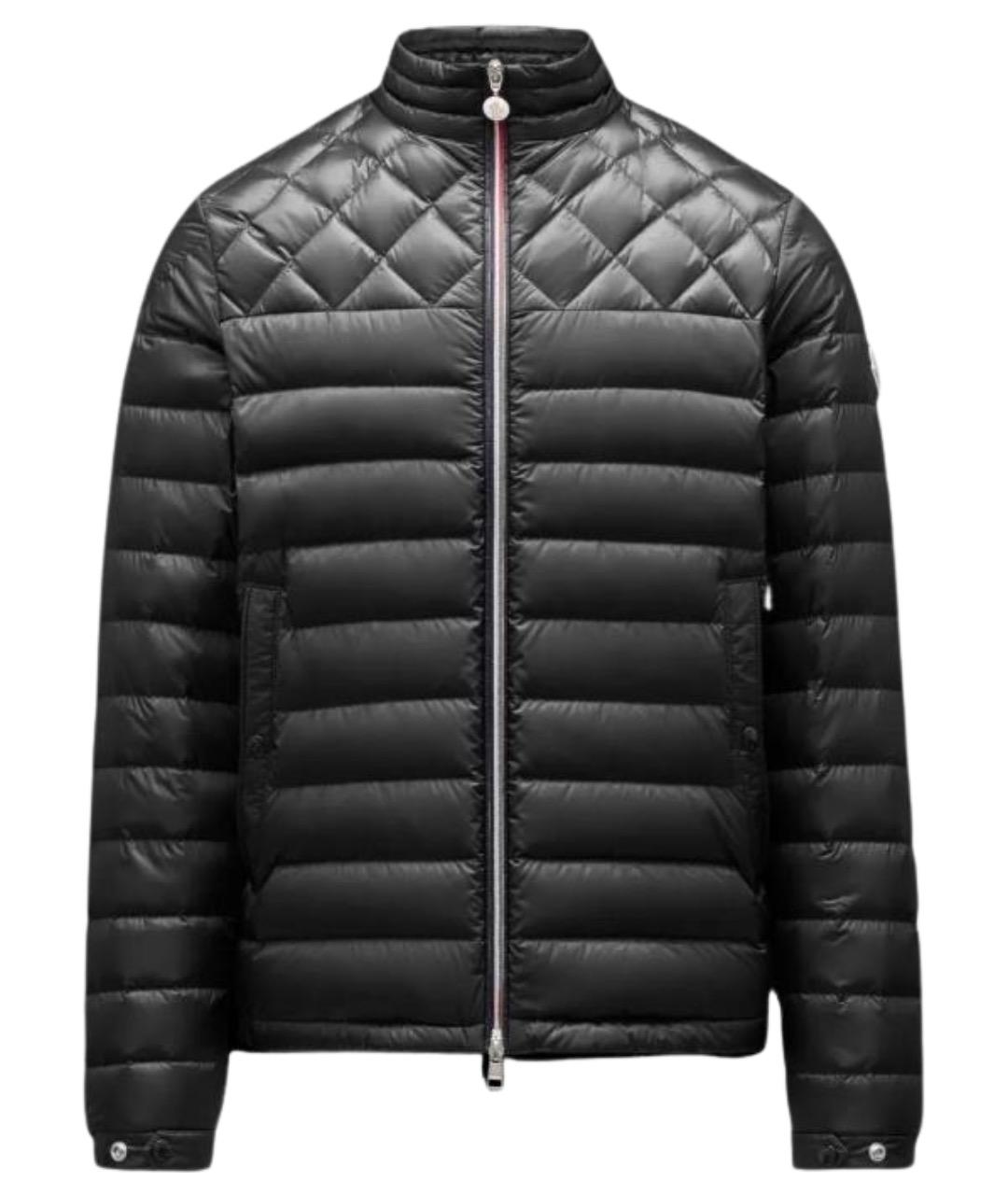 MONCLER Черный пуховик, фото 1