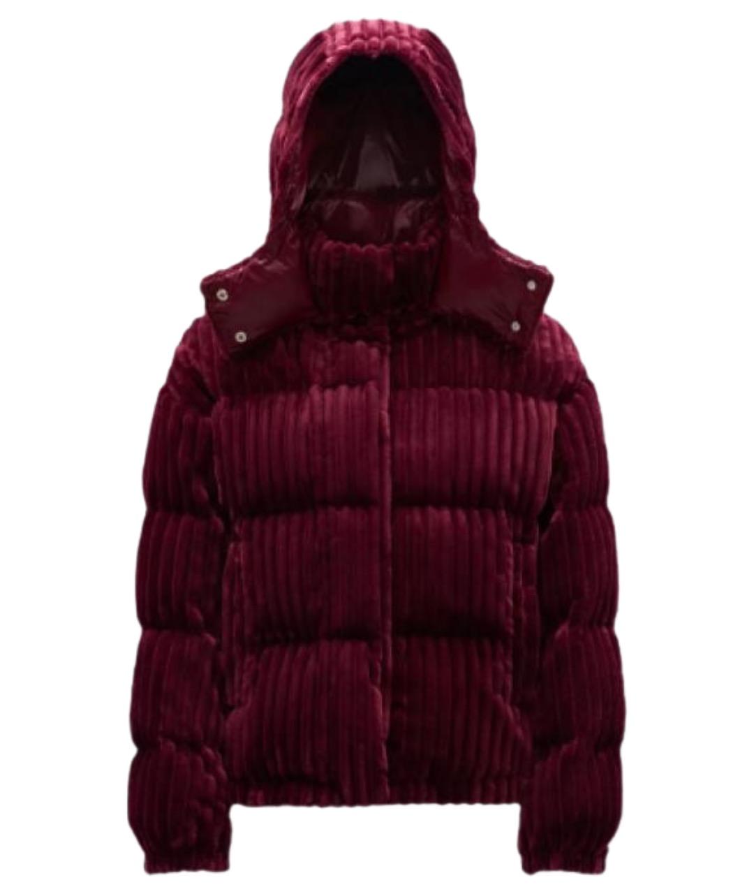 MONCLER Красный пуховик, фото 1