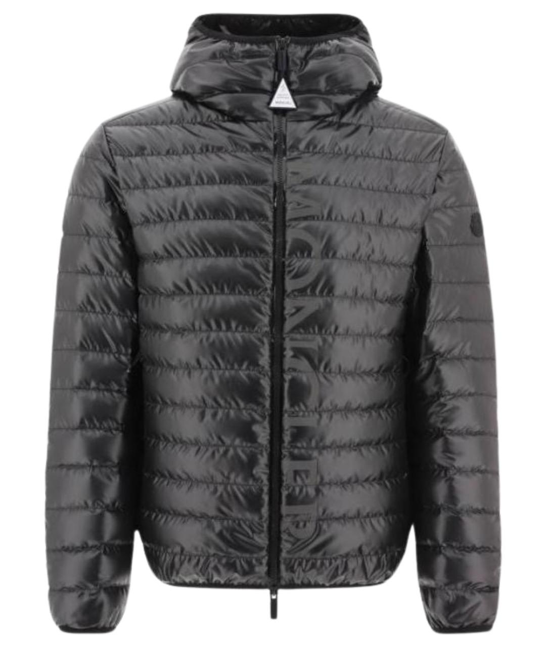 MONCLER Черная полиамидовая куртка, фото 1