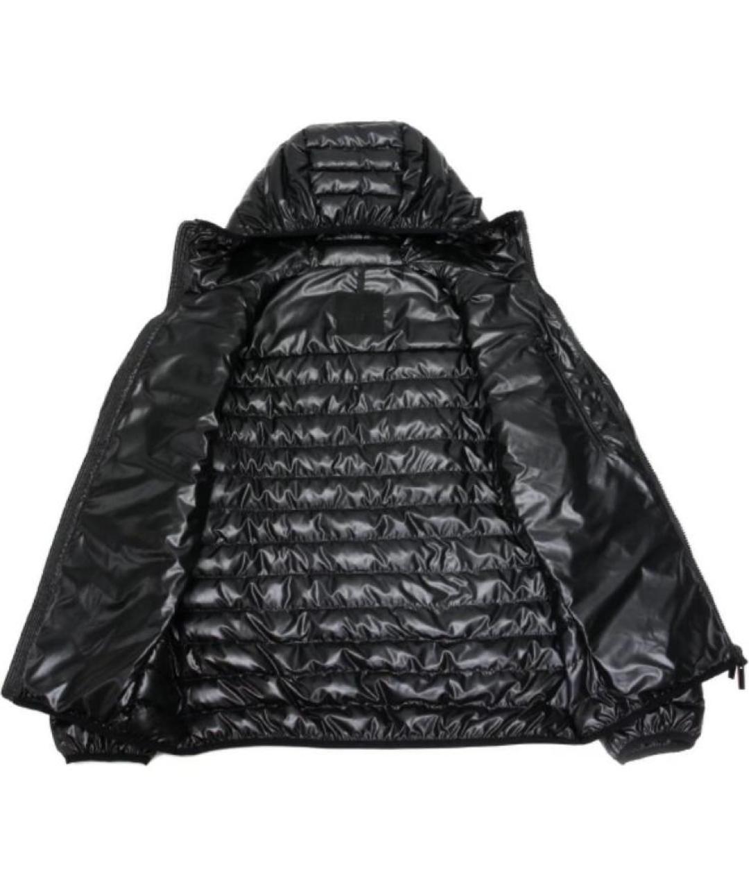 MONCLER Черная полиамидовая куртка, фото 3