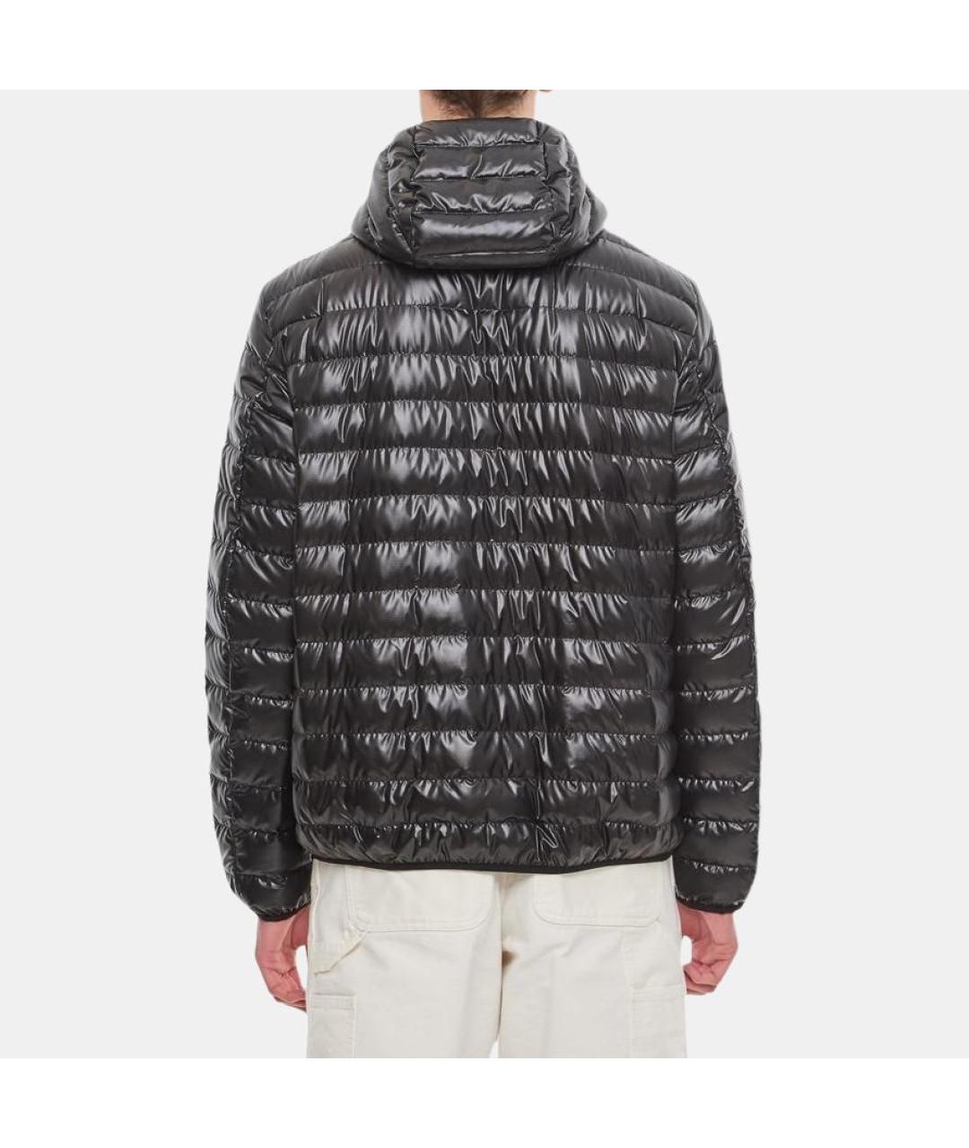 MONCLER Черная полиамидовая куртка, фото 5