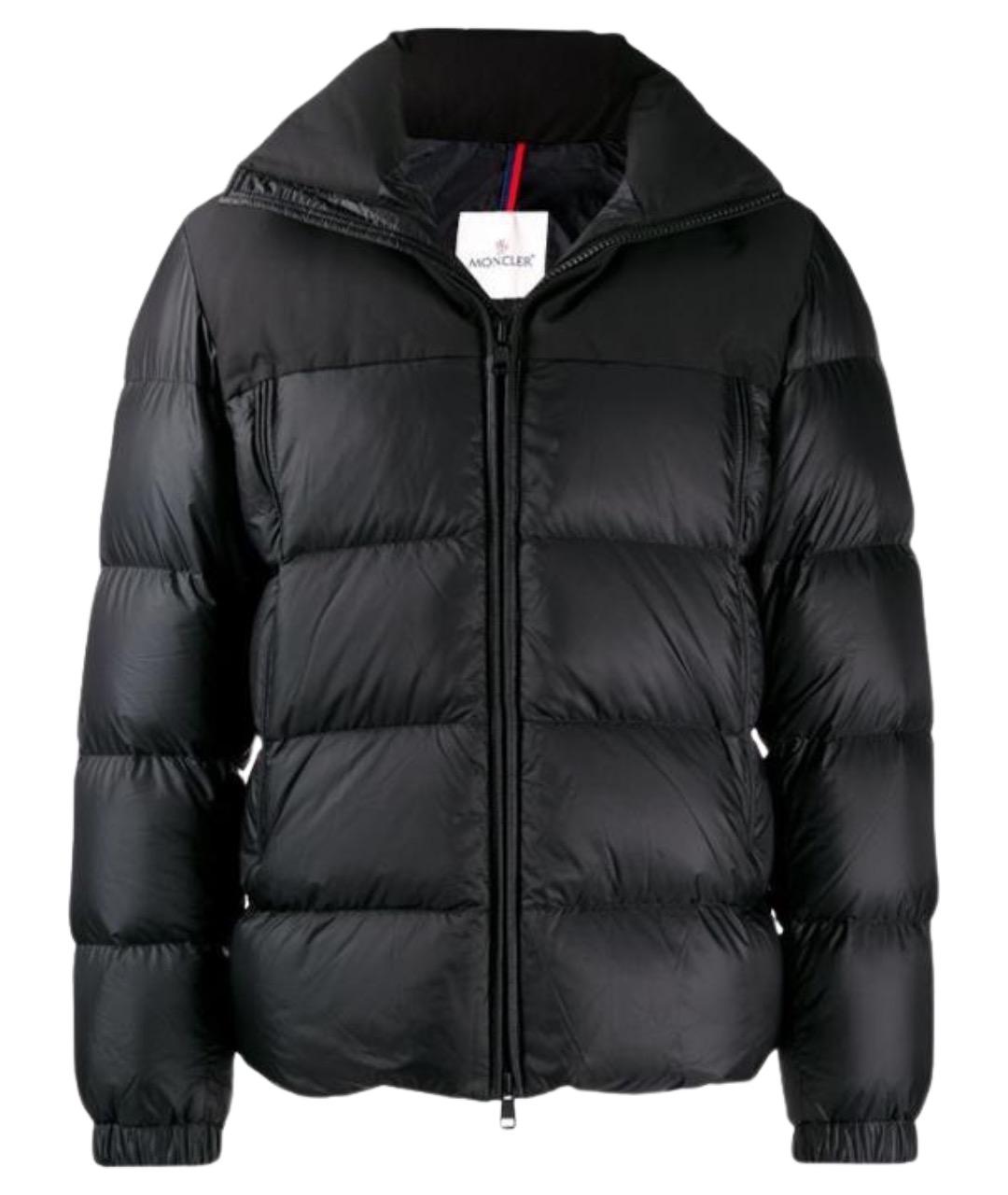 MONCLER Черный пуховик, фото 1