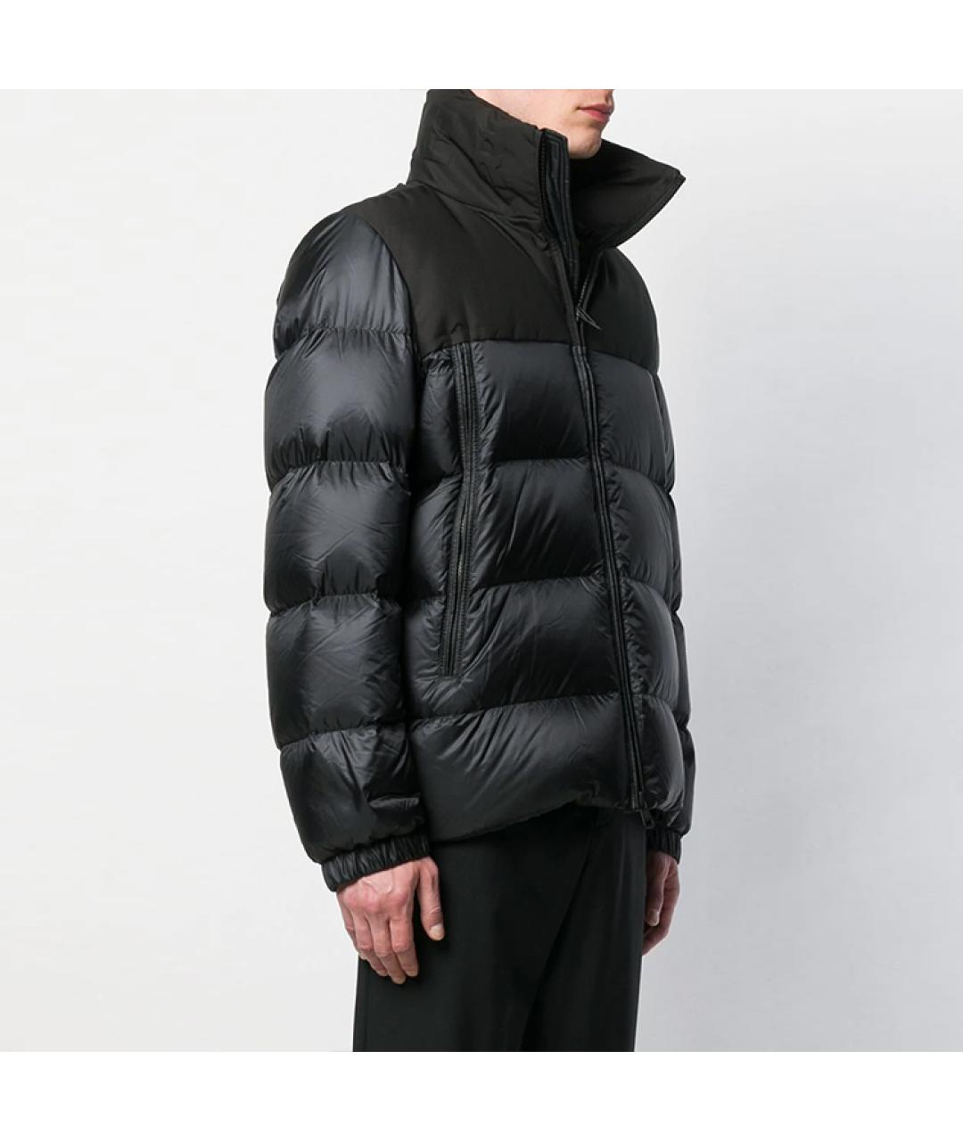MONCLER Черный пуховик, фото 3